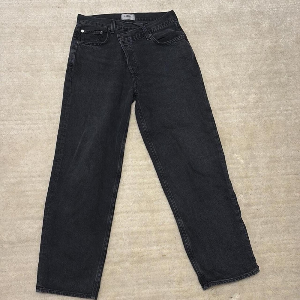 AGOLDE Women's Black Jeans